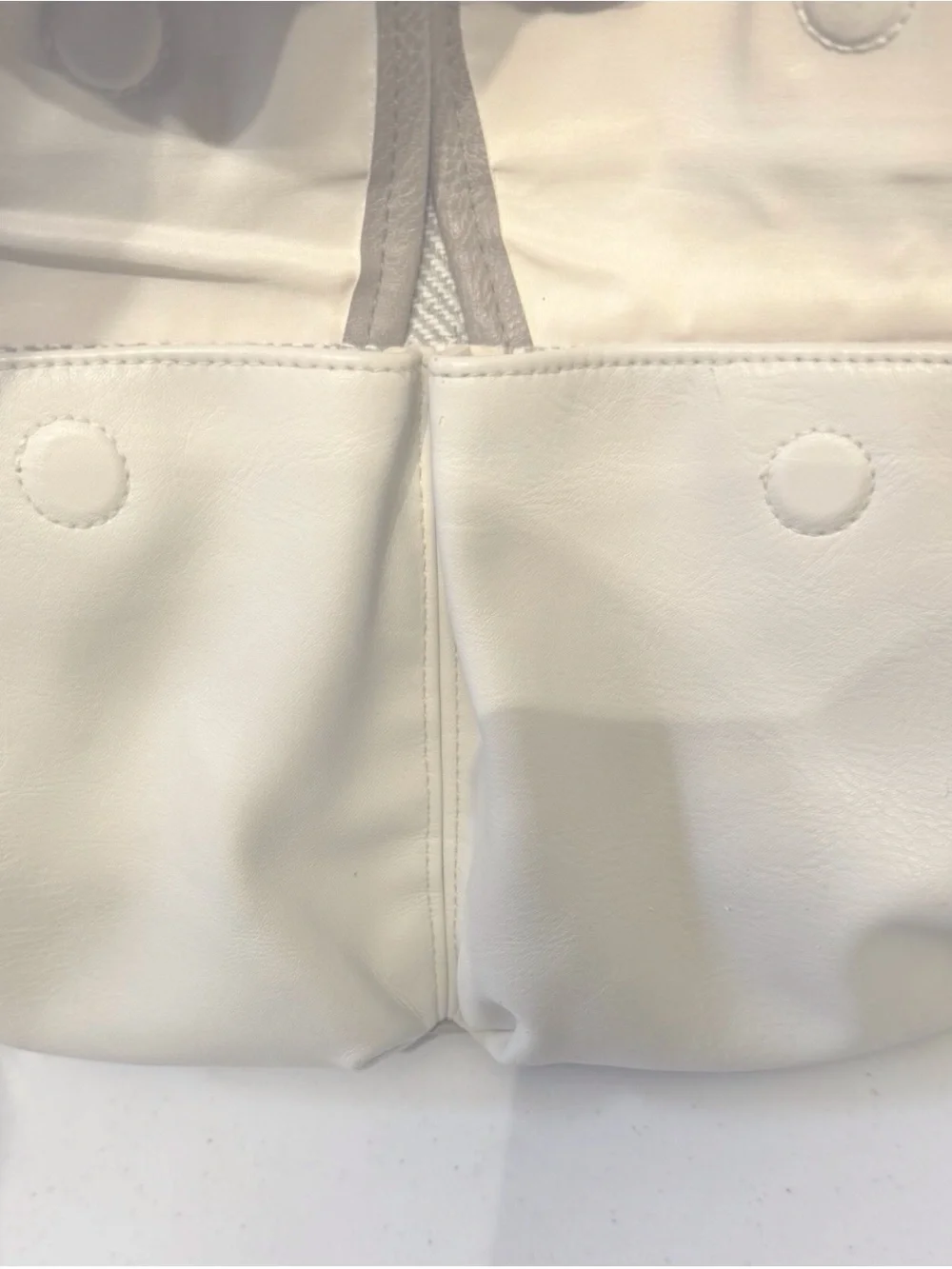 Itzy Ritzy Beige & Brown Herringbone Diaper Backpack with Tassel